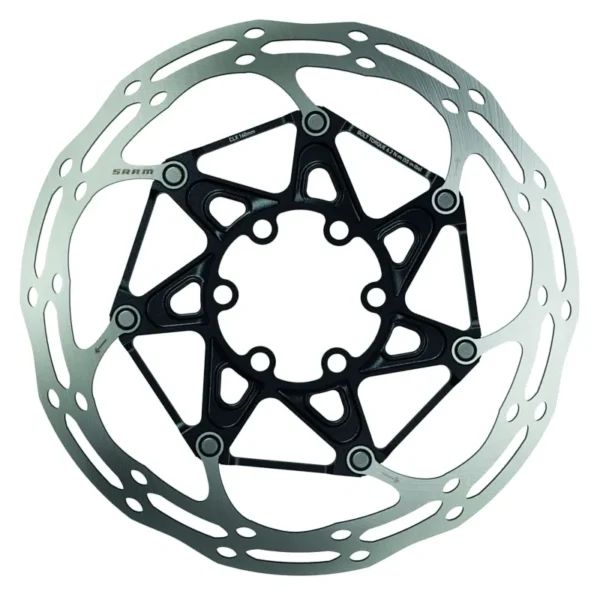 BRAKE PART SRAM DISC ROTOR 180 C-LINE 6B 2-PIECE ROUNDED STL BOLTS