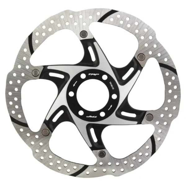 BRAKE PART TRP DISC ROTOR 180mm 6b BK 2pc w/BOLTS