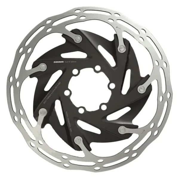 BRAKE PART SRAM DISC ROTOR 160 C-LINE XR ROAD 6B 2-PIECE ROUNDED SL/BK