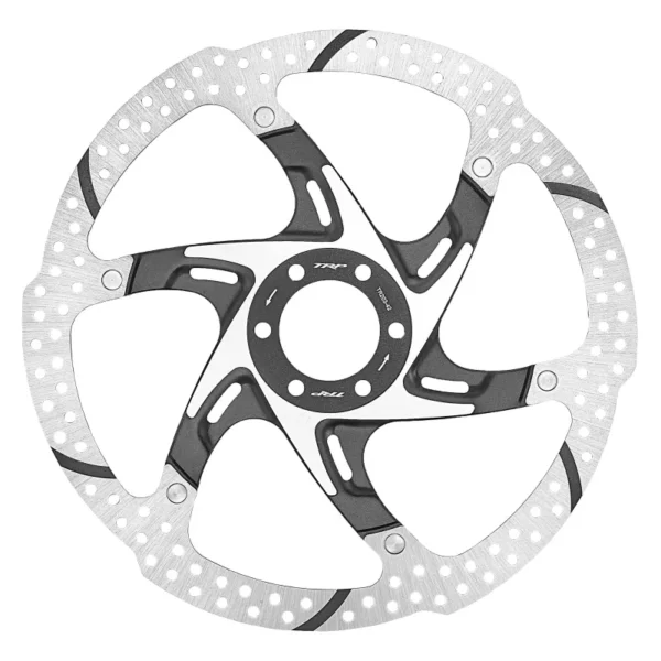 BRAKE PART TRP DISC ROTOR TRP-42 203mm 6b 2pc BK E-BIKE w/BOLTS