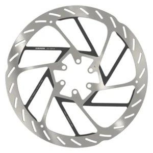BRAKE PART SRAM DISC ROTOR 200 HS2 6B ROUNDED w/STL BOLTS SL/BK