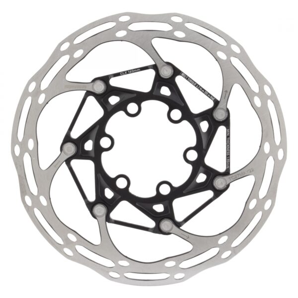 BRAKE PART SRAM DISC ROTOR 140 C-LINE 6B 2-PIECE ROUNDED STL BOLTS