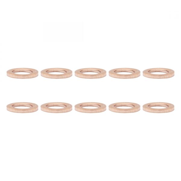 BRAKE DISC SUNLT HOSE FITNG OIL SEAL PT06 9x6x1mm BRASS FOR AVID/HAYES/MAGURA/SHI BGof10