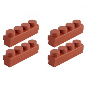 BRAKE SHOES K/S MAFAC 4 DOT INSERT SALMON 2PR