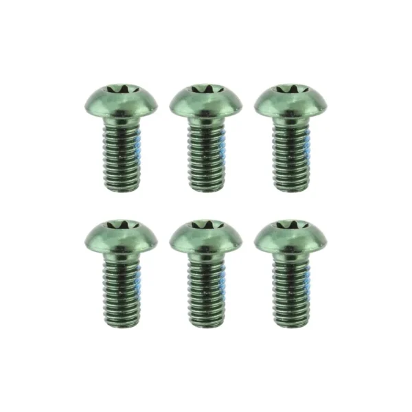 BRAKE PART CLK DISC BOLTS ANO GRN PKof6