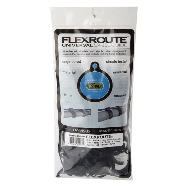 CABLE GUIDE COBRA FLEXROUTE GUIDES ONLY 100pk BULK BK