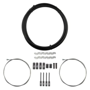 CABLE BRAKE OR8 KIT SLICK COMPRESSIONLESS F+R RD BK