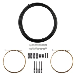 CABLE BRAKE OR8 KIT SUPERSLICK COMPRESSIONLESS F+R RD BK