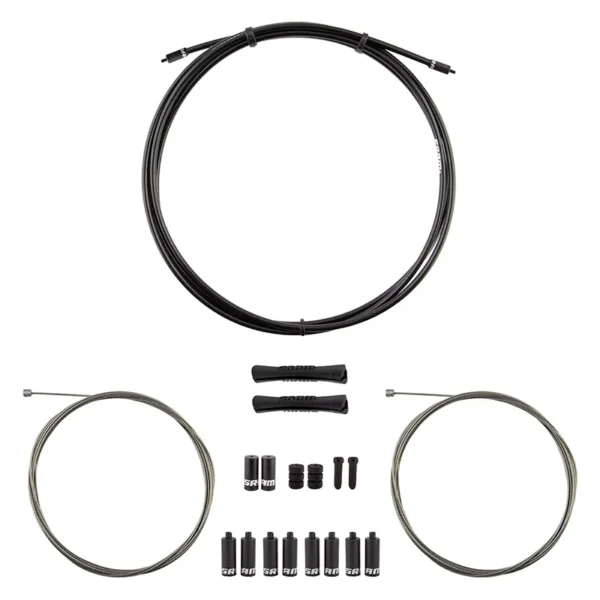 CABLE GEAR SRAM KIT SLICKWIRE F+R RD/MT V2 BK
