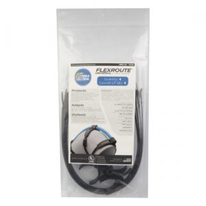 CABLE GUIDE COBRA FLEXROUTE GUIDES SM 4.8-6.5mm w/TIES 4pk BK