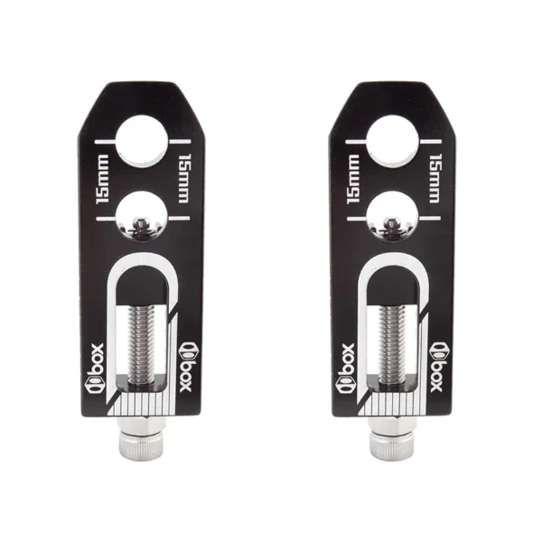 CHAIN TENSION ADJ BOX ONE 10mm/2-AXLE HOLE BK