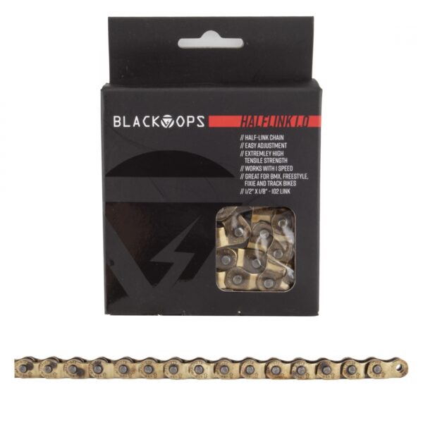 CHAIN BK-OPS 1/2x1/8 HALF LINK 1.0 1s GD 102L