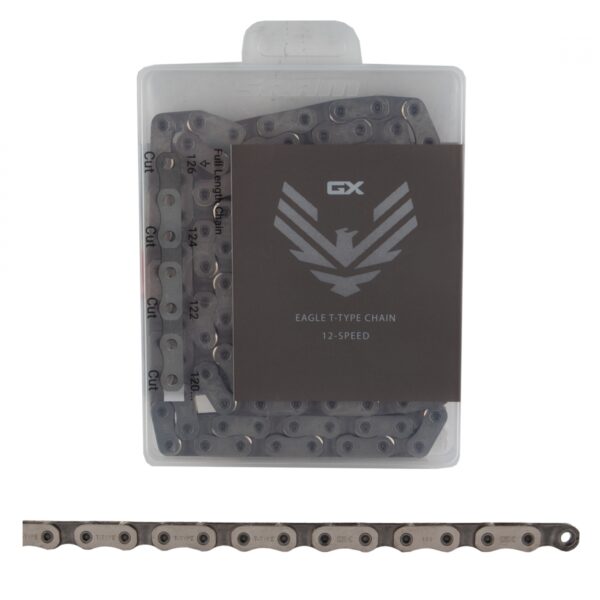 CHAIN SRAM EAGLE GX 12s SL 126L T-TYPE SOLID PIN POWERLOCK