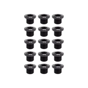 CHAINRING BOLT SET BOX ONE 7075 ALY 15pc BK