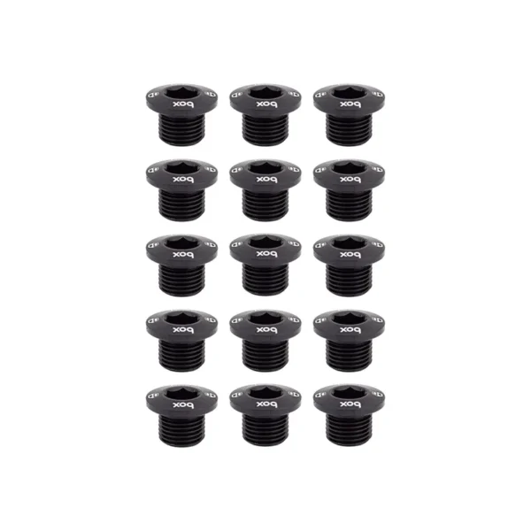 CHAINRING BOLT SET BOX ONE 7075 ALY 15pc BK