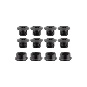 CHAINRING BOLT SET OR8 THRUSTER BOOST/FAT DOUBLE STL BK