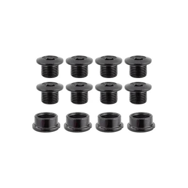 CHAINRING BOLT SET OR8 THRUSTER BOOST/FAT DOUBLE STL BK
