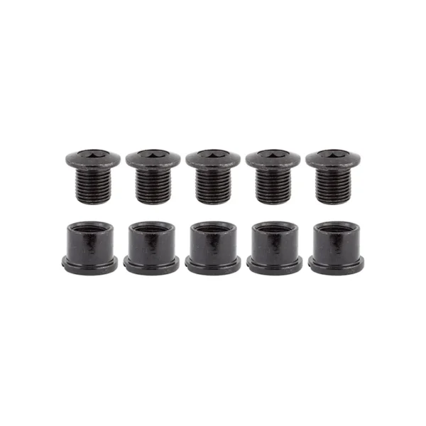 CHAINRING BOLT SET OR8 THRUSTER ROAD DOUBLE STL BK