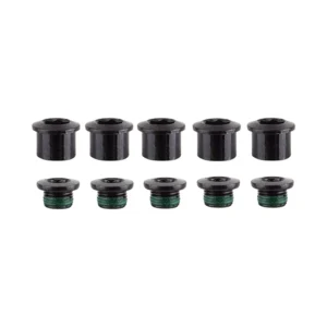 CHAINRING BOLT SET TV 5-ARM DBL ALY BK
