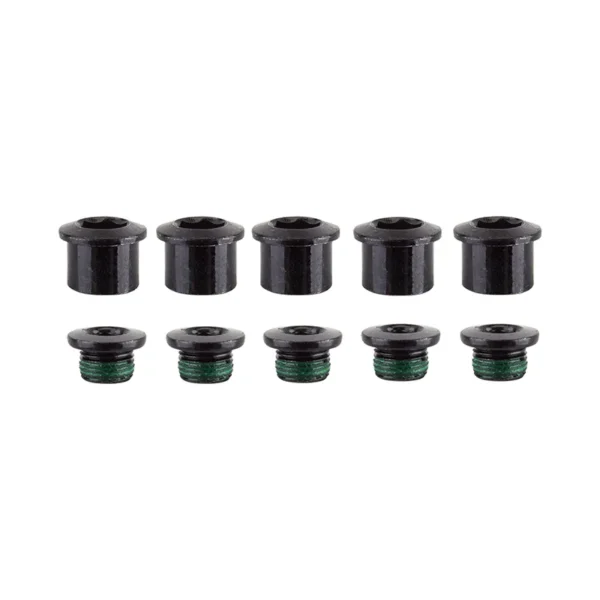CHAINRING BOLT SET TV 5-ARM DBL ALY BK