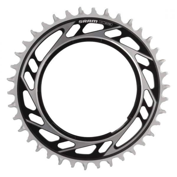 CHAINRING SRAM 38T RED E1 XPLR f/POWERMETER THREAD MOUNT BK/SL