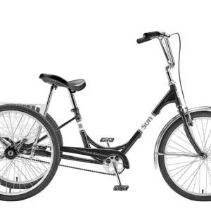 TRIKE SUN ADULT P-BK 24 ALY WHL***W/WHITE BASKET*** (F)