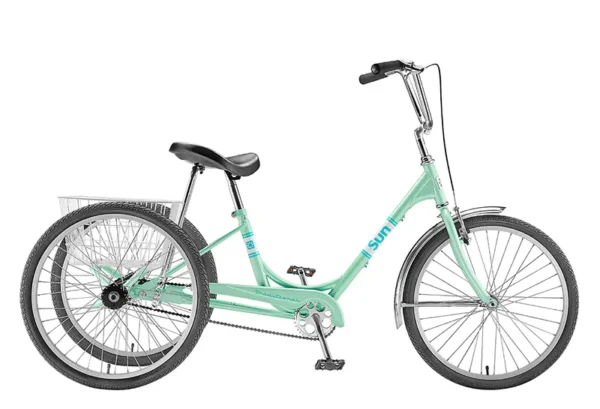 TRIKE SUN ADULT P-MINT 24 ALY WHL***W/WHITE BASKET*** (F)