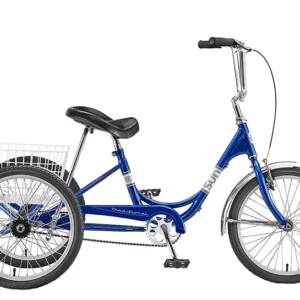 TRIKE SUN ADULT MET-BU 20 ALY WHL***W/WHITE BASKET*** (F)