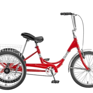 TRIKE SUN ADULT MET-RD 20 ALY WHL***W/WHITE BASKET*** (F)