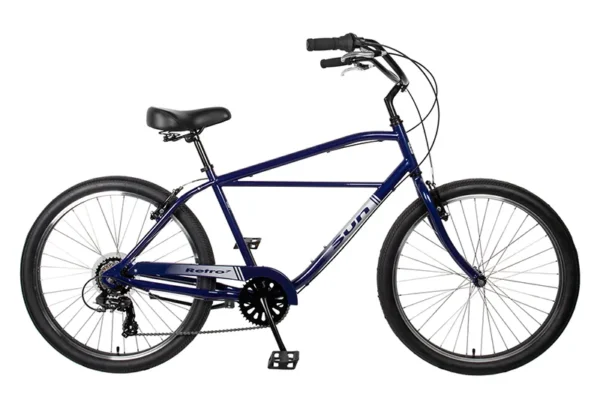 BIKE SUN RETRO STL M18.5 7S DK-BU