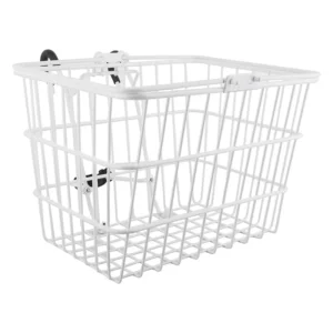 BASKET SUNLT FT WIRE L/O STD WH w/BRACKET