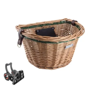 BASKET SUNLT FT WICKER HONEY-GN QR