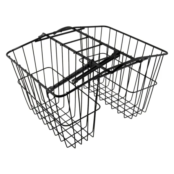 BASKET WALD 520GB TWIN RR MED 13x6x11 BKw/HARDWARE