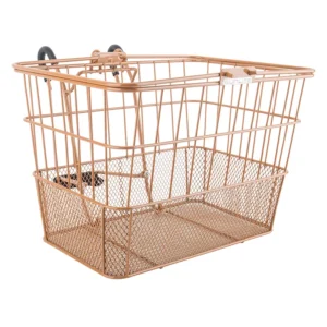 BASKET SUNLT FT WIRE/MESH L/O STD BRN w/BRACKET