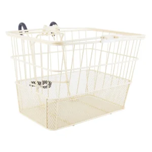 BASKET SUNLT FT WIRE/MESH L/O STD CREAM w/BRACKET