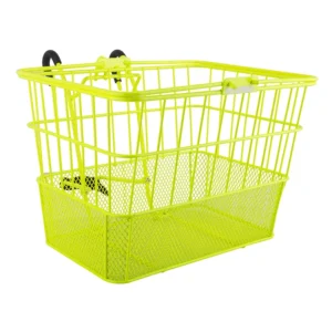 BASKET SUNLT FT WIRE/MESH L/O STD HI-VIS YL w/BRACKET