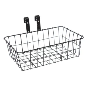 BASKET WALD 137 STD SMALL-15x10x5 BLK W/BRACES&HRDWR