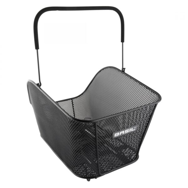BASKET BASIL RR RACTOP MESH ICON M MIK w/HANDLE BK