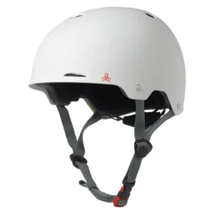 HELMET TRIPLE8 GOTHAM DUAL CERT XS-SM WH w/CONEHEAD EPS