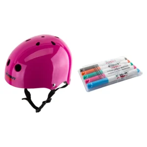 HELMET TRIPLE8 WIPEOUT SKATE/BIKE YOUTH-MD N-PK