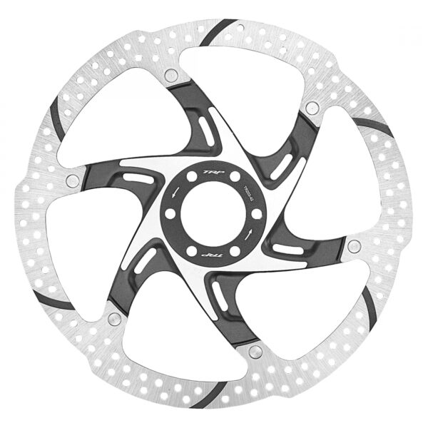 BRAKE PART TRP DISC ROTOR TRP-42 203mm 6b 2pc BK E-BIKE w/BOLTS