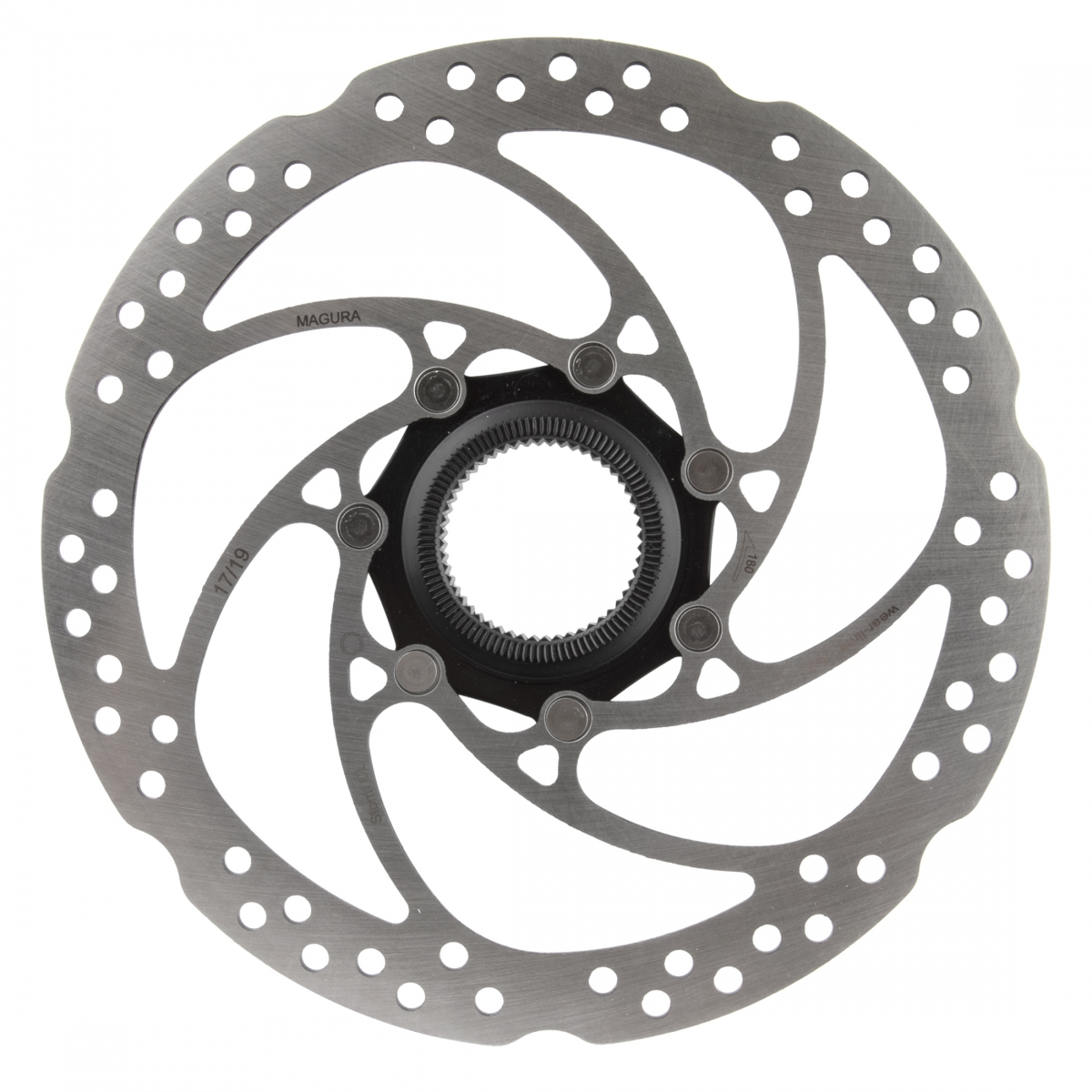 BRAKE PART MAG DISC ROTOR STORM CL 180 2-PC w/CTR LOCK RING f/TA SL/BK