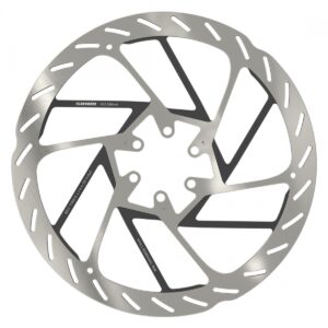 BRAKE PART SRAM DISC ROTOR 200 HS2 6B ROUNDED w/STL BOLTS SL/BK