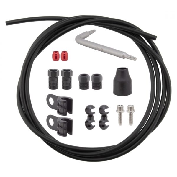 BRAKE DISC SRAM HYD HOSE KIT BK 2000mm DBL COMPRESSION MTN/RD BK