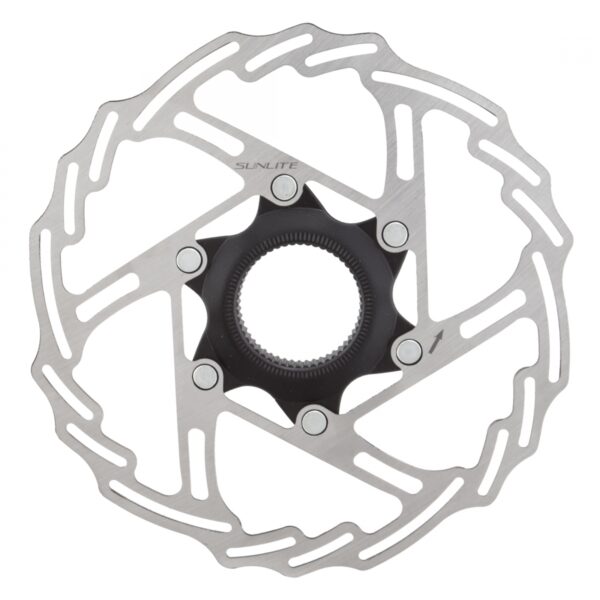 BRAKE PART SUNLT DISC ROTOR 180mm CL BK/SL