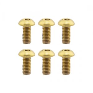 BRAKE PART OR8 DISC BOLTS M5x10 TORX GD PKof6
