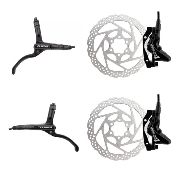 BRAKE DISC CLK REACT-4 HYD F&R w/LVR 160 IS BK