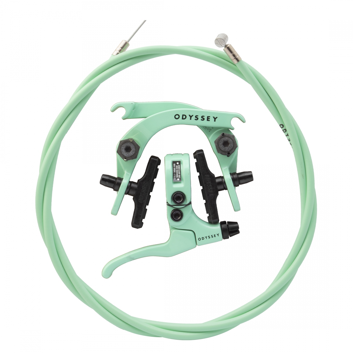 BRAKESET ODY EVOLVER 2.5 TOOTHPASTE-GN w/MONO LVR/LINEAR CBL