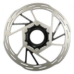 BRAKE PART SRAM DISC ROTOR 160 PACELINECL ROUNDED w/LOCK RING SL/BK