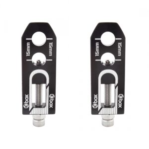 CHAIN TENSION ADJ BOX ONE 10mm/2-AXLE HOLE BK